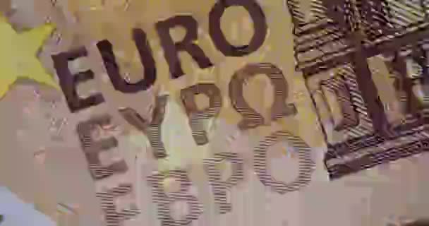 Банкноты Стран Мира Евро Долларов Меняются Быстрый Заработок Прибыльные Финансовые — стоковое видео