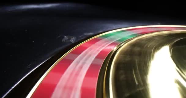 Roulette Wheel Spinning Casino Ball Gambling Casinos Money — Stock Video