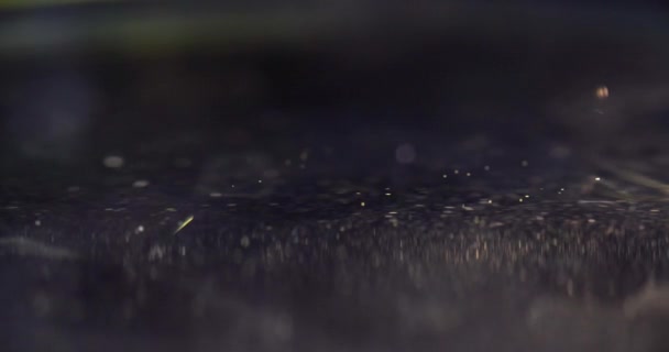 클로즈업 필름의 노란색 장면입니다 아로마 기름의 — 비디오