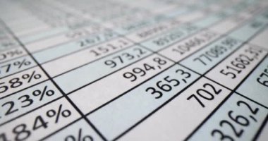 Finansal yatırımın yüzde yüz getirisi ve rakamların kapanışı. Faiz oranı veya nakit geliri artışı