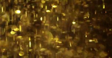 Işıldayan altın parçacıklar nefes kesici bir manzara yaratır. Şatafatlı altın parıltı ve pullar şenlik ve heyecan duygusunu artırır.