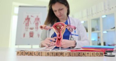 Bu bilgilendirici ve eğitici tıbbi illüstrasyon yoluyla çeşitli kadın sterilizasyon süreçlerini derinlemesine inceleyin