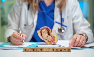 Sağlık uzmanları için doğum travması, araç gereç ve eğitim materyallerinin genel değerlendirmesi.
