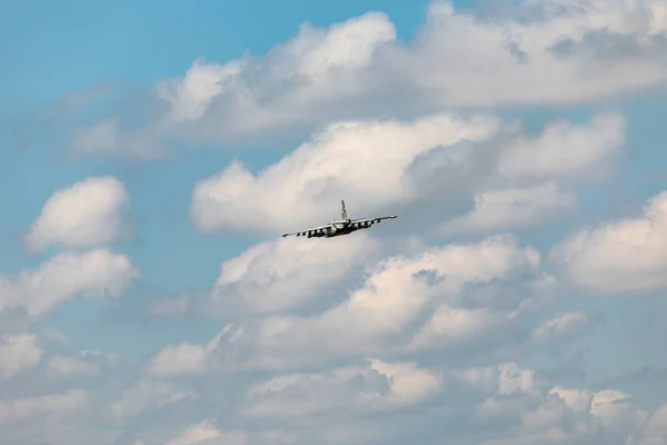 Ukrainska Flygvapnet Planet Återvänder Från Stridsuppdrag För Att Försvara Och — Stockfoto