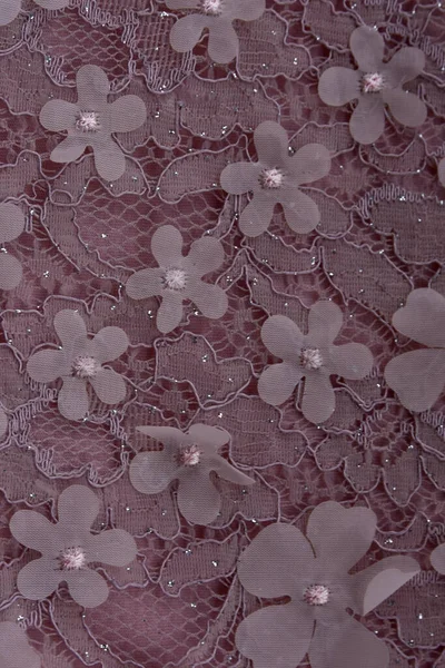 Порошок Розовый Фон Ткань Ткань Модный Женский Цвет — стоковое фото