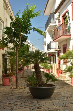 Estepona, Costa del Sol 'da eski bir İspanyol kasabasının büyüleyici kasabası..