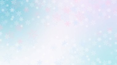 Hafif yumuşak arkaplanda kar taneleri