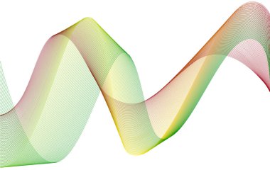 renkli dalgaları arka plan