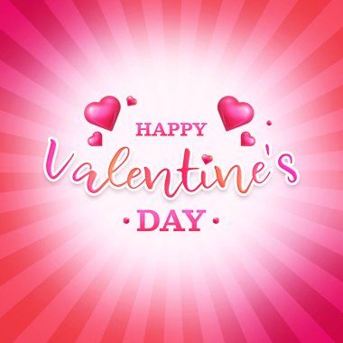 Kalpli sevgililer günü kartı. 