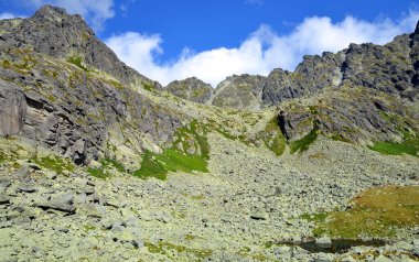 Strbsky Dağı Mlynicka Vadisi, Vysoke Tatry (Tatra Dağları), Slovakya.