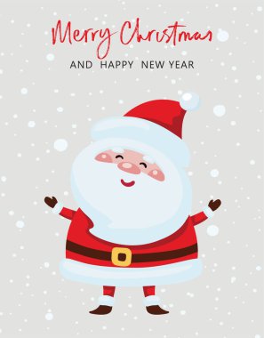 Noel Baba 'yı. vektör illüstrasyonu