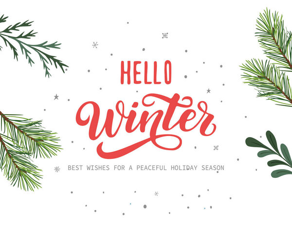 Пусть будет снежный фон. векторная иллюстрация