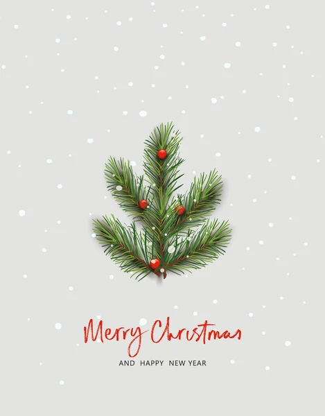 Diseño Del Árbol Navidad Meery Ilustración Vectorial Ilustración de stock