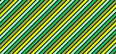 Yeşil ton retro renk paletinde köşegen çizgileri olan soyut, pürüzsüz çizgili desen.