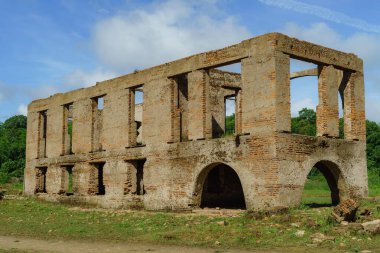 Tayland 'daki antik tapınağın kalıntıları.