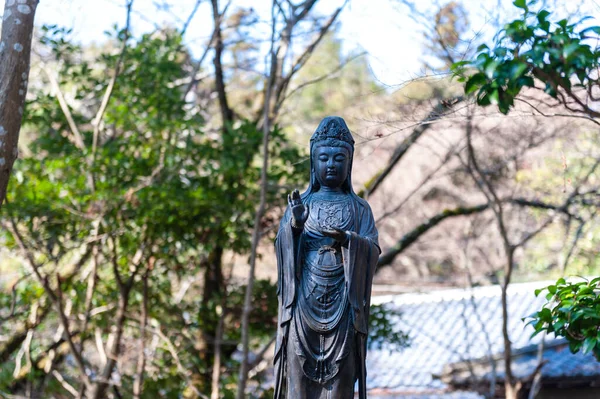 Hiroshima Japan January 2020 Close Statue Famour Mitaki Dera Temple — Fotografia de Stock