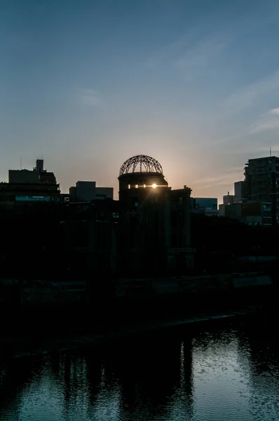Hiroshima Japan Januari 2020 Early Morning Shot Famous Atomic Bomb — стокове фото
