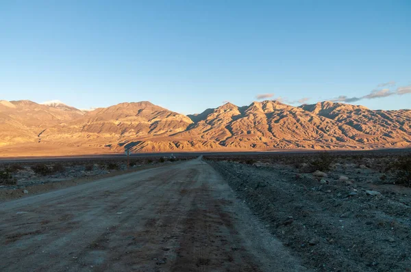 Exterior Rugged Mountains Sierra Nevadas Highway 190 Bakersville Death Valley — Stock Photo, Image
