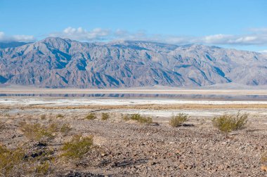 Death Valley landscape on a sunny winter afternoon, near Beatty junction.