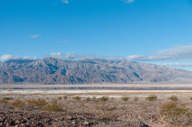 Death Valley landscape on a sunny winter afternoon, near Beatty junction.