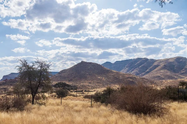 Landschapsopname Van Woestijn Van Zuid Namibië — Stockfoto