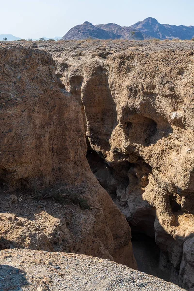 Враження Внутрішньої Сторони Каньйону Сесріем Намібійському Соссуфлей — стокове фото