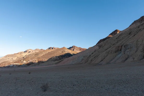 Exterior of the landscape near the artists palette drive, in Death Valley National Park.