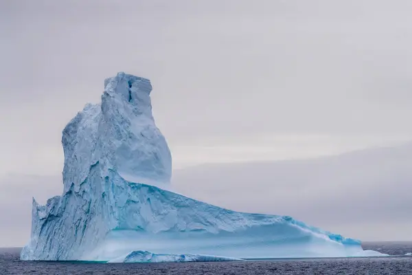 Ijsbergen Gletsjers Verbinden Kust Van Het Antarctisch Schiereiland Met Vele — Stockfoto