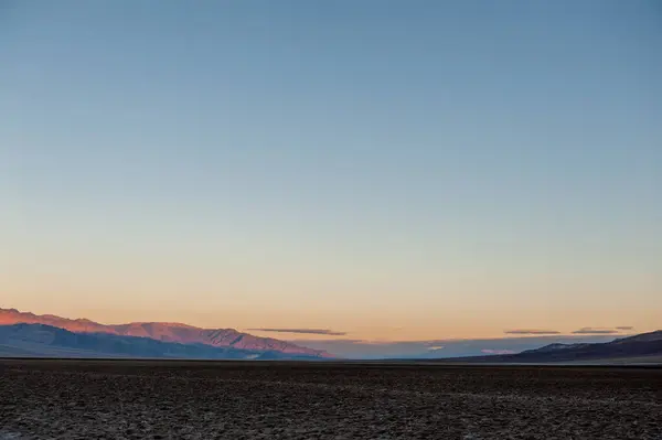 Landscape Shot Badwater Area Death Valley Sunrise — Stock Photo, Image