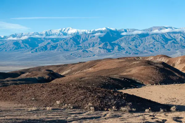 Exterior of the landscape near the artists palette drive, in Death Valley National Park.