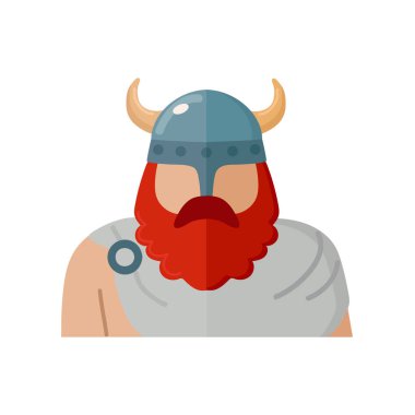 Viking simgesi Clipart izole vektör çizimi