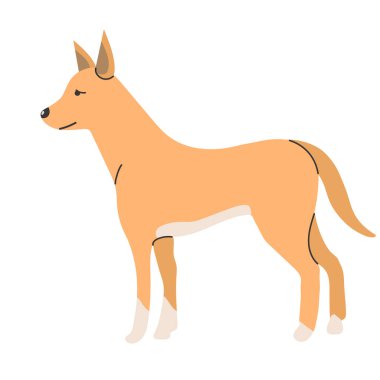 Dingo simgesi clipart avatar logotype tecrit edilmiş illüstrasyon