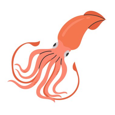 Dev kalamar simgesi clipart avatar logotype tecrit edilmiş illüstrasyon