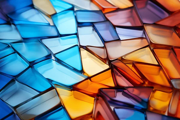 colored glass abstract background. AI generated content