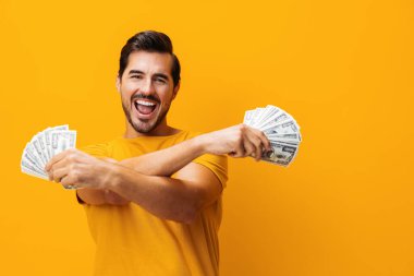 Dolar adam mutlu finans nakit para heyecan zengin kumarhane gülümseme sürpriz stüdyo alışveriş iş para para para para para para para başarı