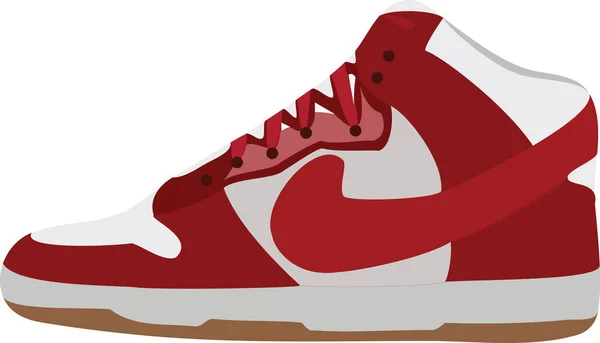 Dernier Modèle Sneaker Nike — Image vectorielle