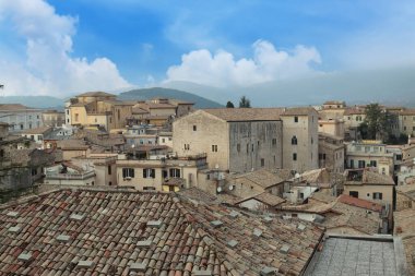 Alatri Frosinone Lazio Italy historic village clipart