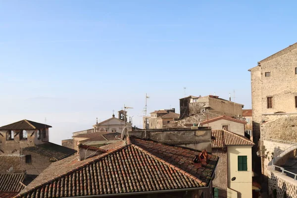 アナグニ フロジノーネ ラツィオイタリア歴史的な村 — ストック写真