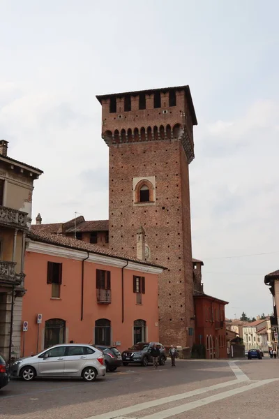 Hrad Historická Vesnice Graffignana Lodi Itálie — Stock fotografie
