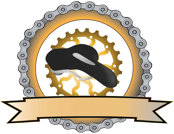 Helmet Accessories Sports Bicycle Symbol — Stock Vector