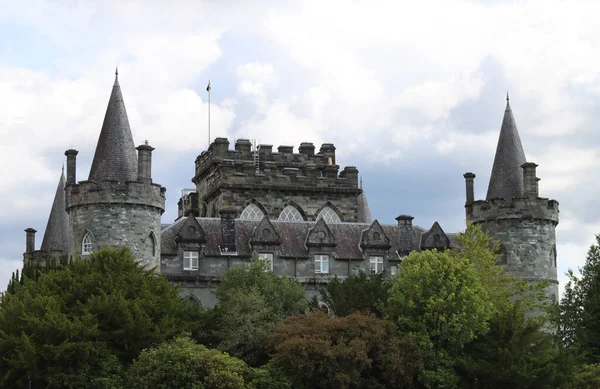 Inveraray Castle Skottland Gard Brittany – stockfoto