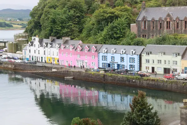 Portree, Skye Adası, İskoçya, manzara