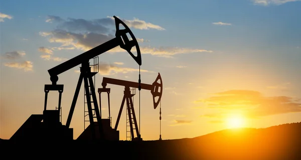 Зміна Цін Нафту Спричинені Війною Концепція Ціни Нафту Буріння Нафти — стокове фото