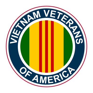 Amerika 'nın Vietnam gazilerinin sembolü. Vietnam Gaziler Günü. Silahlı Kuvvetler 'de genel bir anma töreni. EPS10 vektörü.