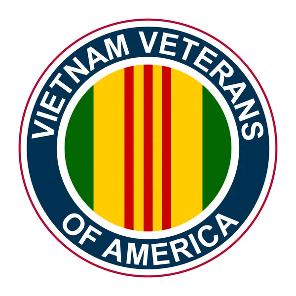 Symbol Vietnam Veterans America Vietnam Veterans Day General Commemoration Armed — Stock Vector