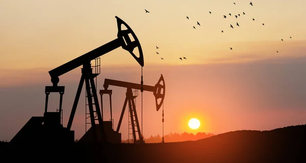 Cambio Los Precios Del Petróleo Causado Por Guerra Concepto Limitación — Foto de Stock