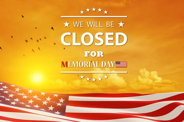 Closed Memorial Day Stock Illustrations – 340 Closed Memorial Day Stock  Illustrations, Vectors & Clipart - Dreamstime