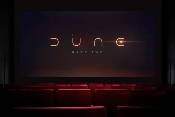 Dune Segunda Parte Película Cine Ver Una Película Cine Astana — Foto de Stock
