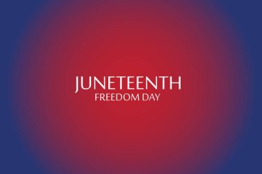 Juneteenth Color. Since 1865. Design of Banner. Black history month. EPS10 vector.