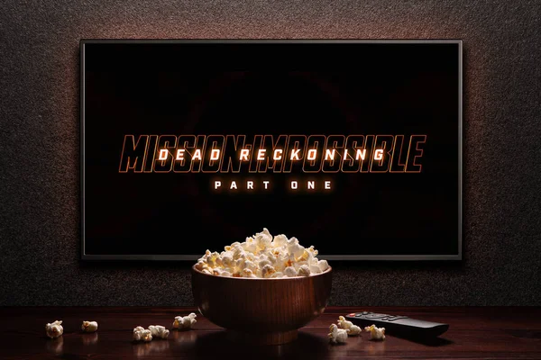 Mission Impossible Dead Reckoning Part One Trailer Film Met Afstandsbediening — Stockfoto